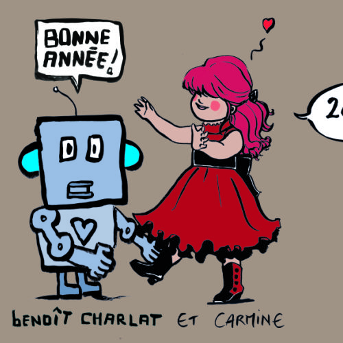 carte de voeux 2017 réalisée avec benoit Charlat-Numérique