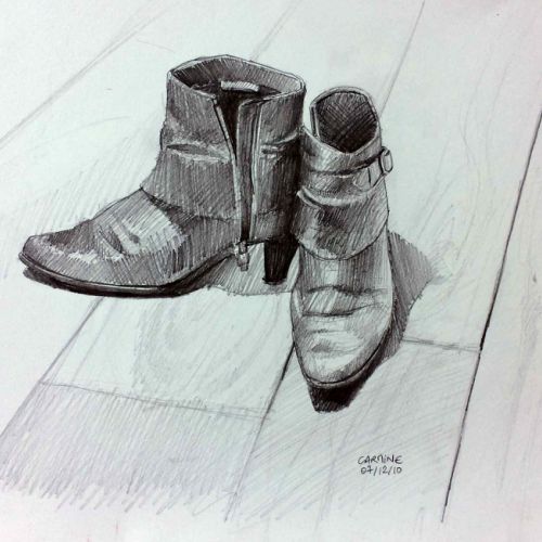 croquis crayon