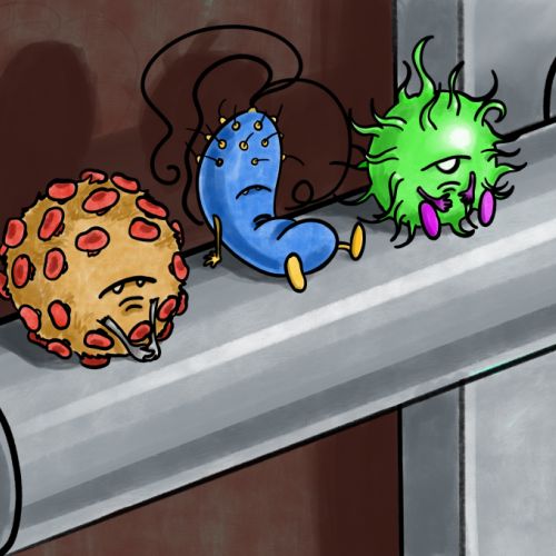 illustration numérique. Projet de bouquin pour enfant