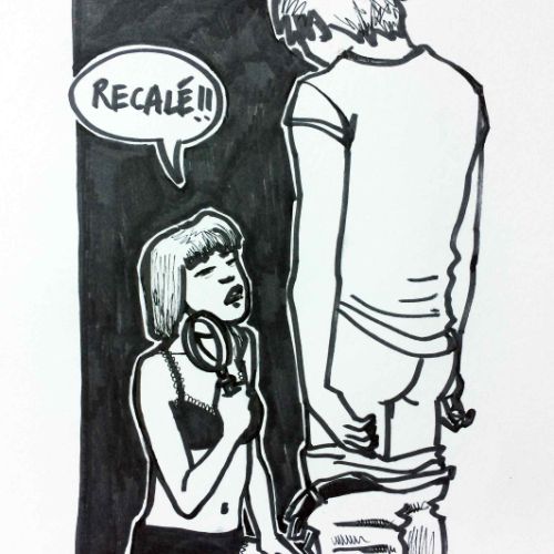 illustration encre de chine