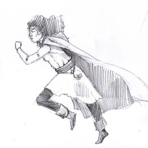 croquis crayon de papier