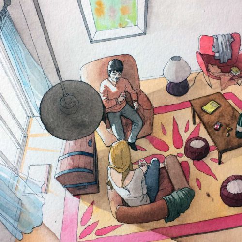illustration aquarelle