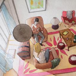 illustration aquarelle