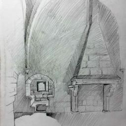 croquis sur le vif-crayon de papier