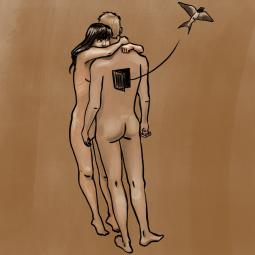 Le coeur en hirondelle-Numérique