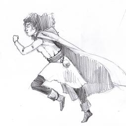 croquis crayon de papier